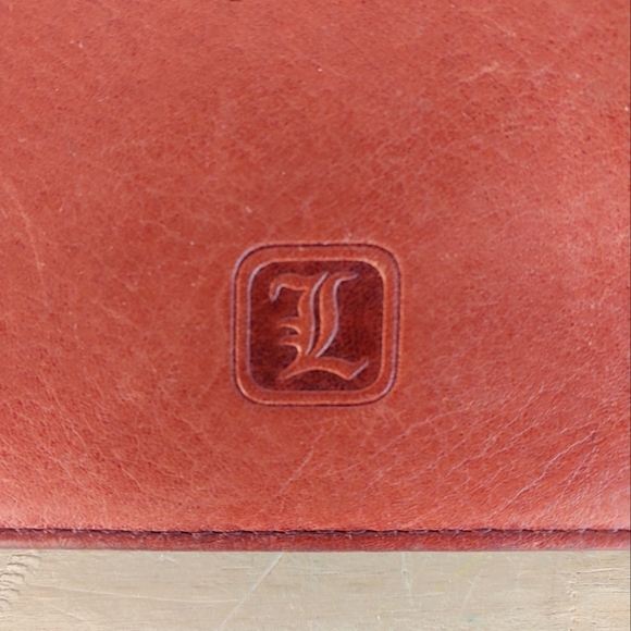(2 for $20) Lucent Canada large red leather wallet - Picture 4 of 8